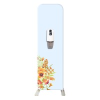 soap dispenser advertising exhibition portable pop up display stand